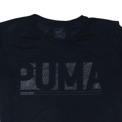 Additional view of Puma Men Black DryCELL Sports T-Shirt, size M, Moisture Wicking