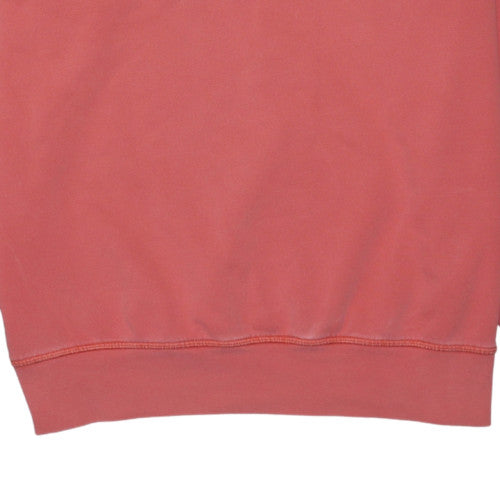 Adidas Mens Pink Crew Neck Pullover Sweatshirt Size M Regular Fit