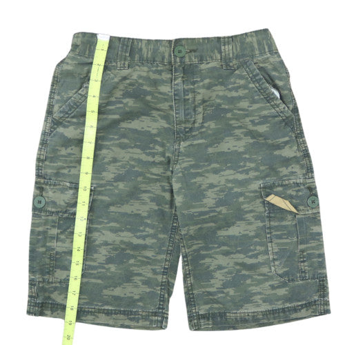 Levi's Boys Green Camouflage Cargo Shorts 12 Years Canvas Cotton Outdoor