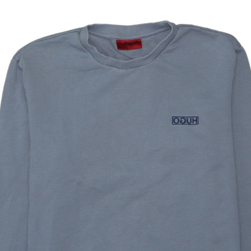 Hugo Boss Men's Blue Crew Neck Pullover Sweatshirt Size M