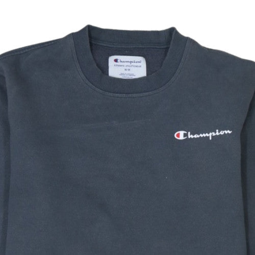 Champion Men's Blue Crew Neck Pullover Sweatshirt M Regular Fit