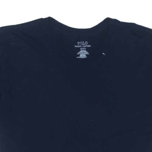 Ralph Lauren Men's Blue M Classic Fit Cotton Crew Neck T-Shirt