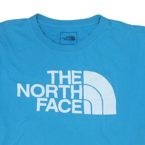 The North Face Men's Blue XL Logo Short Sleeve T-Shirt