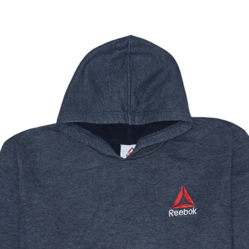 Reebok Mens Grey XL Pullover Hoodie Sweatshirt Sportswear