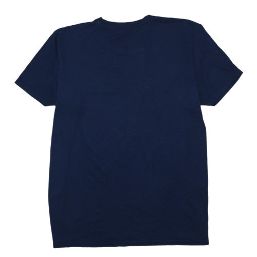 Adidas Men's Blue 'Three Stripe Life' 2XL Performance Cotton T-Shirt