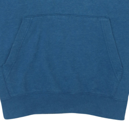 Nike Men's Blue Pullover Hoodie Size M Regular Fit Fleece Sweatshirt