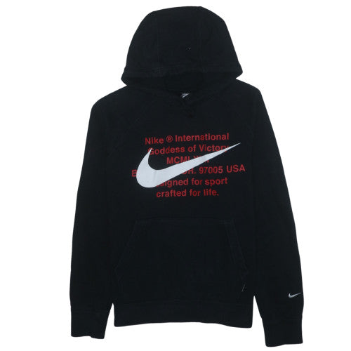 Nike Men's Black M Hooded Pullover Fleece Activewear Jacket