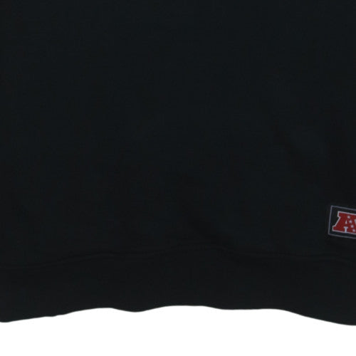 NFL Team Apparel Men's Black Jets 1/4 Zip Sweatshirt M
