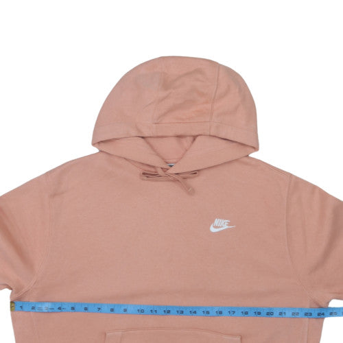 Nike Women’s Pink Pullover Hoodie Medium Cotton Blend Casual