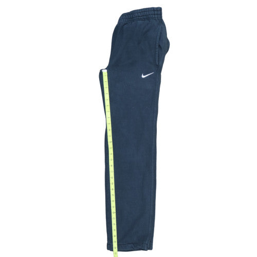 Nike Men Blue Fleece Sweatpants Small Regular Fit Sportswear