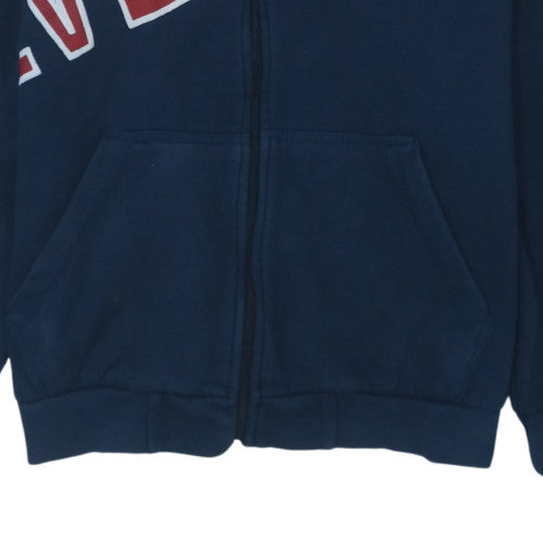 Everlast Men's Blue Full Zip Hoodie L Sportswear Classic Style