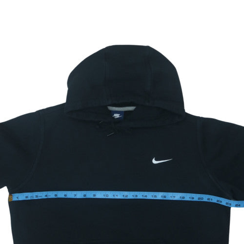 Nike Women's Black Pullover Hoodie Size L Fleece Lined Sweatshirt
