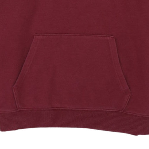 Additional view of Quiksilver boys’ burgundy hoodie xl 16 fleece pullover sweatshirt