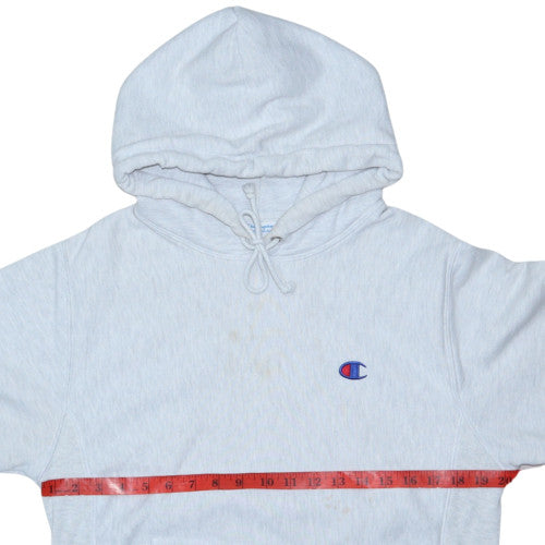 Champion Men's Grey Reverse Weave Pullover Hoodie Size S