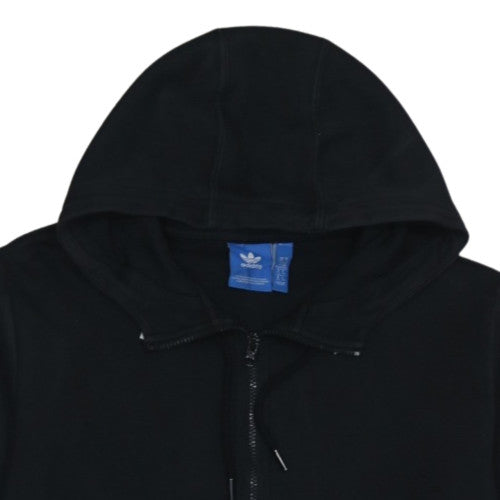 Additional view of adidas Men's Black XL 1/2 Zip Hoodie with Logo Graphic