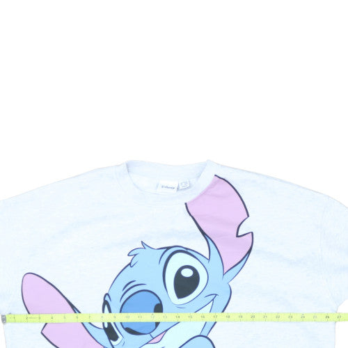 Disney Primark Women White Stitch Graphic Pullover Sweatshirt XL