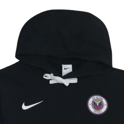Nike Men's Black Pullover Hoodie M Logo Fleece Football Sweatshirt
