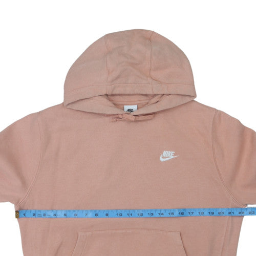 Nike Womens Pink Pullover Hoodie M Hooded Sweatshirt Casual