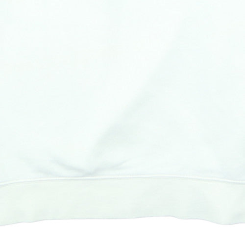 Additional view of Nike boys’ white xl pullover fleece sweatshirt with logo crew neck