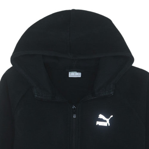 Additional view of Puma Men's Black Full Zip Hoodie, size M, Regular Fit Sportswear