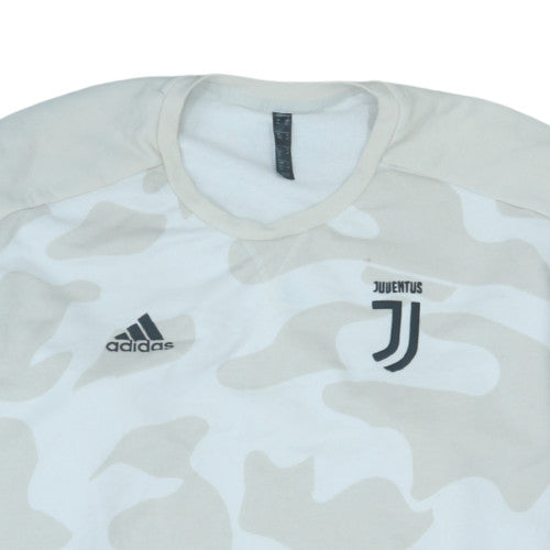 Adidas Men's Beige 3XL Juventus Camouflage Crew Neck Sweatshirt