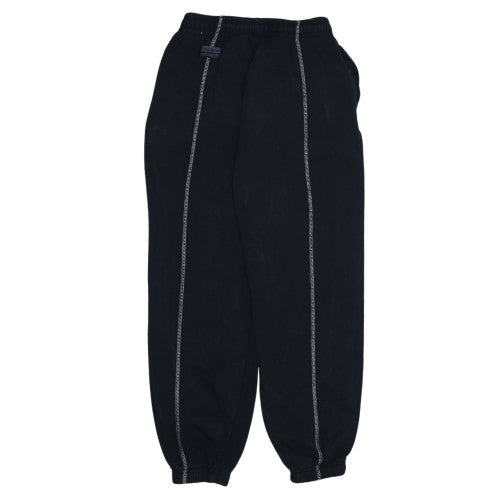 Adidas Men's Black S Fleece Jogger Activewear Trousers