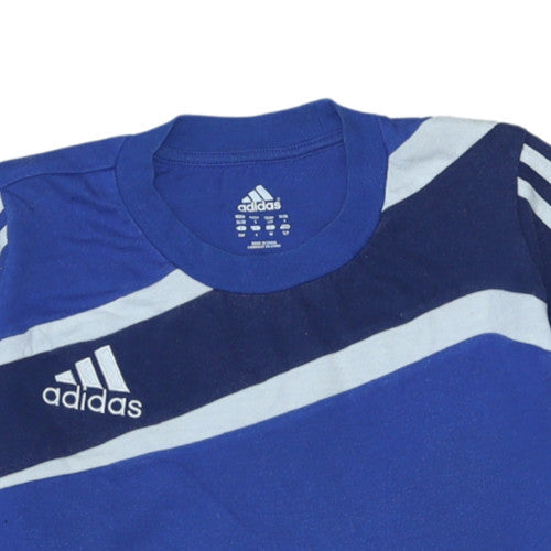 Adidas Men's Blue Short Sleeve Sports T-Shirt Size S