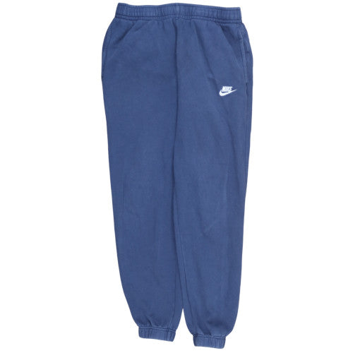 Nike Mens Blue Fleece Jogger Trousers Size M Regular Fit