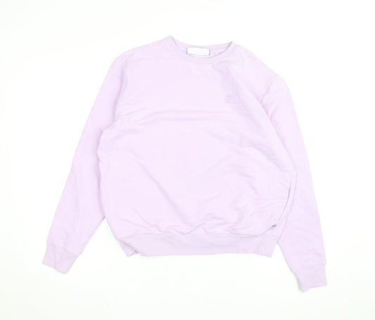 Additional front view of Fila Women’s Lilac Crew Neck Pullover Sweatshirt UK M