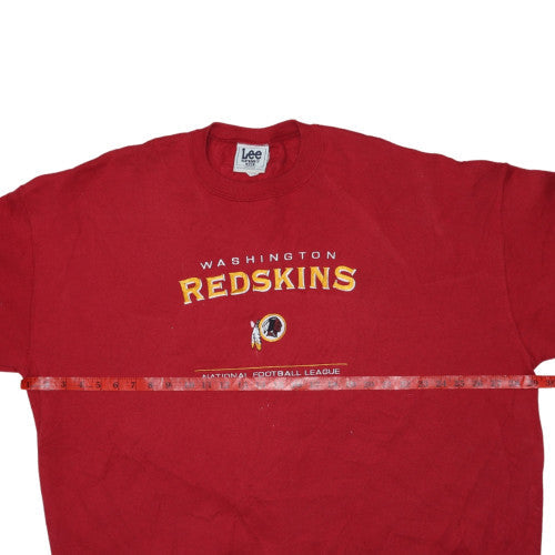 Lee Sport Men's Red Crew Neck Pullover Sweatshirt XXL Vintage NFL