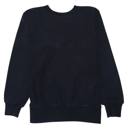 Champion Men's Black Large Reverse Weave Crew Neck Sweatshirt