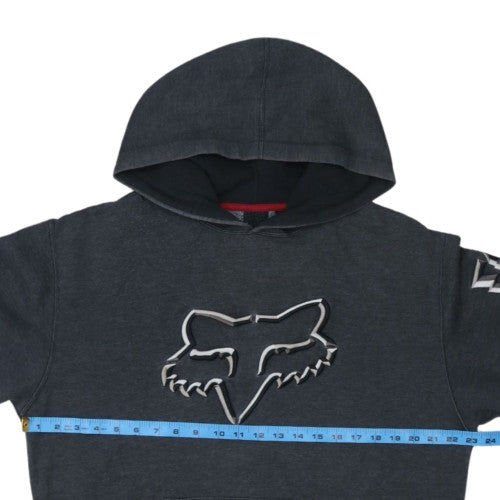 Fox Men's Black Pullover Hoodie L Fleece Sportswear