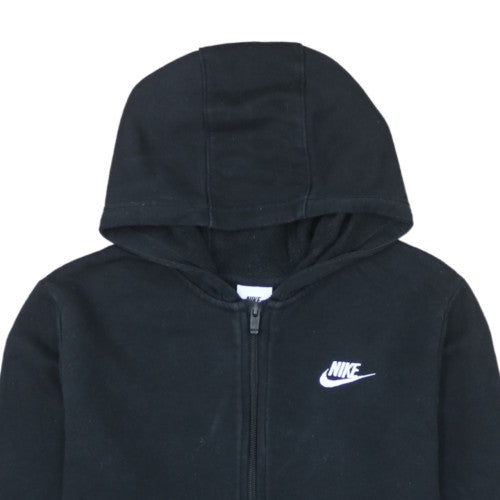 Additional view of Nike boys’ black full zip hoodie xl 158-170cm fleece sweatshirt