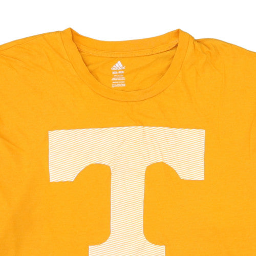 Additional view of Adidas Men's Yellow XXL Graphic Print Cotton T-Shirt
