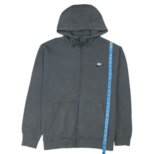 Nike Men's Grey Full Zip Hoodie XL Fleece Casual Sportswear