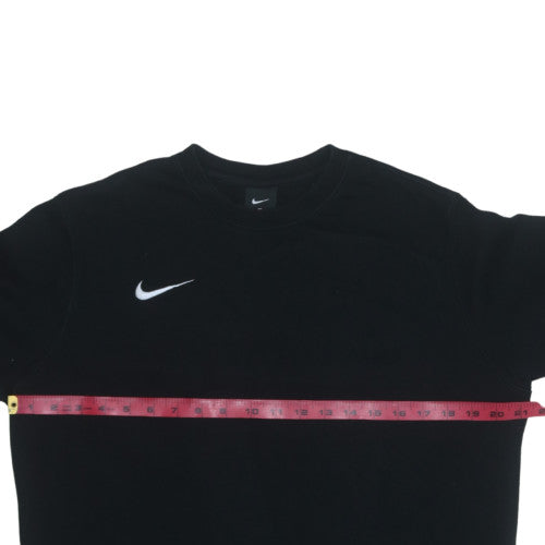 Nike Men's Black Crew Neck Fleece Pullover Sweatshirt M