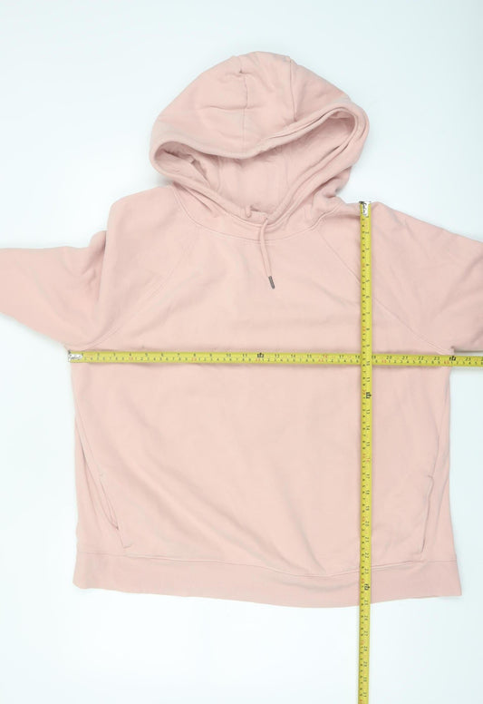 Next Women Pink Pullover Hoodie XL Cotton Blend Casual