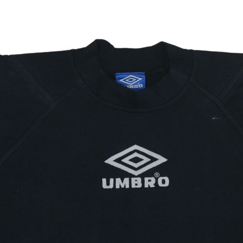 Umbro Mens Black XL Crew Neck Short Sleeve Sports T-Shirt