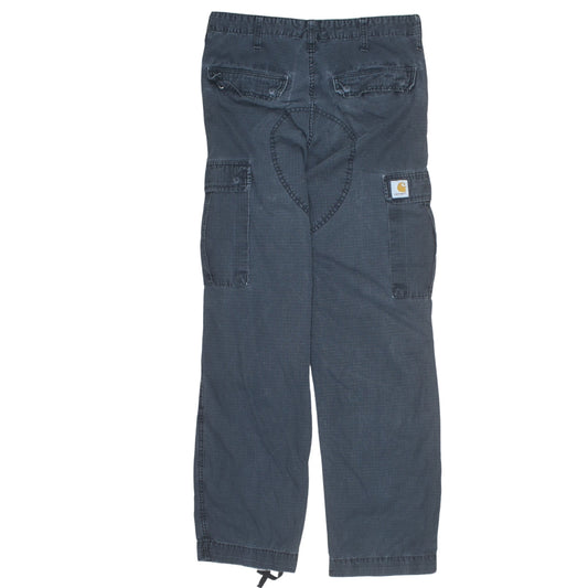 Carhartt Men’s Blue Regular Cargo Jeans 30x32 Cotton Canvas