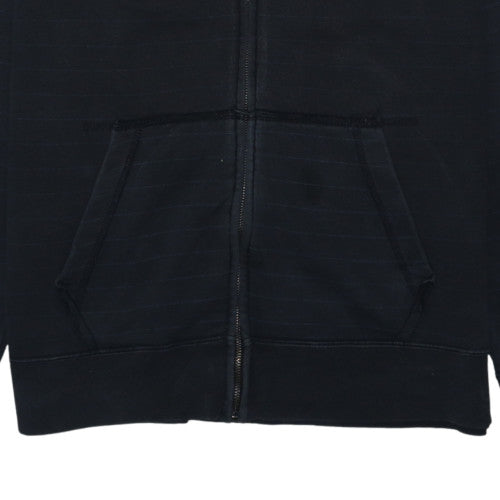 Fox Riders Company Men's Black Full Zip Hoodie Size L