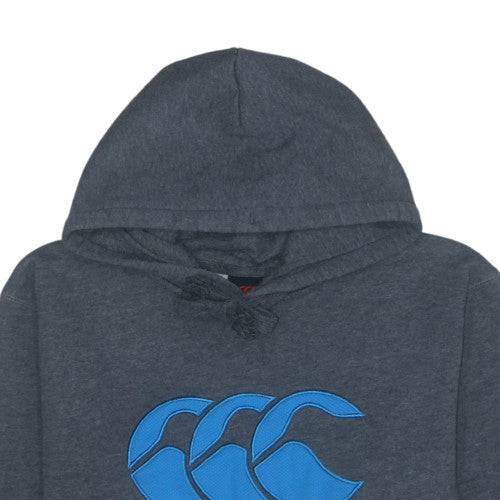 Canterbury Men’s Grey XL Pullover Hoodie with Logo Design