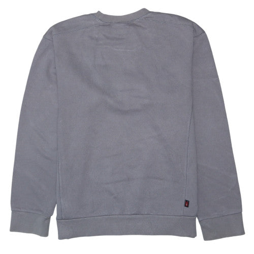 Nike Mens Grey Crew Neck Pullover Sweatshirt L Sports Fleece