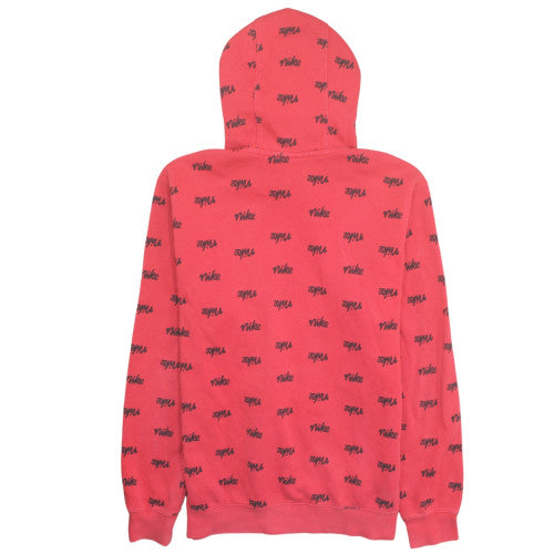 Nike Men's Red Logo Pullover Hoodie Size L Fleece Sportswear