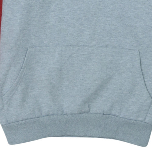 Champion Mens Grey Colourblock Pullover Hoodie Small