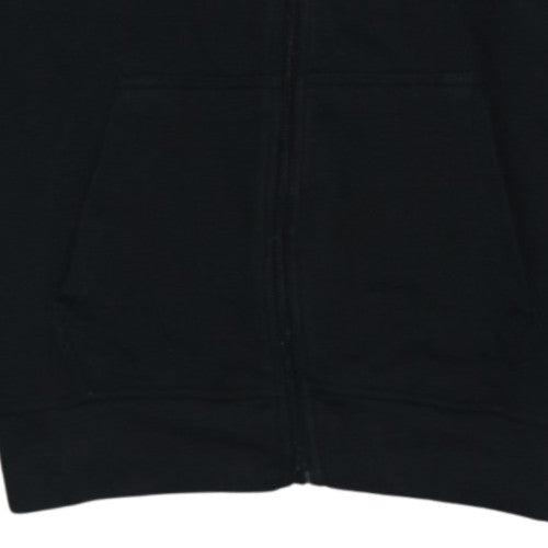 Additional view of Reebok Teens Black Full Zip Hoodie 164 Regular Fit Sportswear