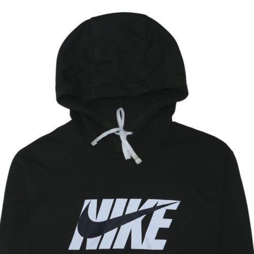 Nike Men's Black Pullover Hoodie M Graphic Fleece Sportswear