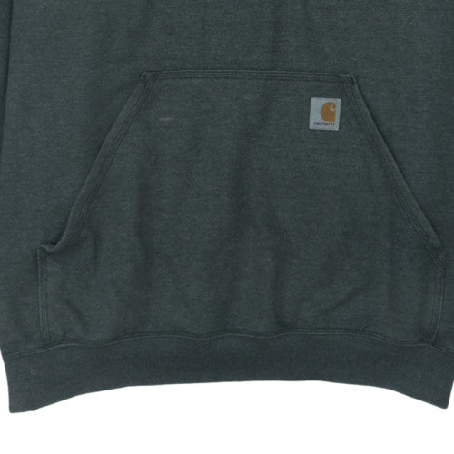 Carhartt Men’s Grey Pullover Hoodie XL Regular Heavyweight Cotton Blend