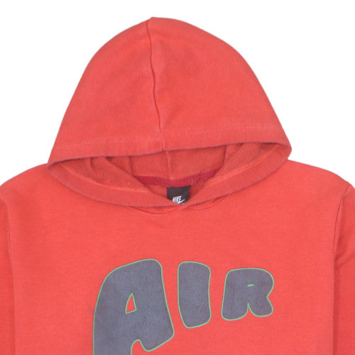 Nike Mens Red Pullover Hoodie XXL Graphic AIR Cotton Sweatshirt