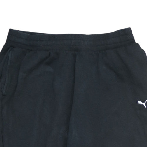 Additional view of Puma Men's Black Jogger Sweatpants L Regular Fit Fleece Activewear Trousers