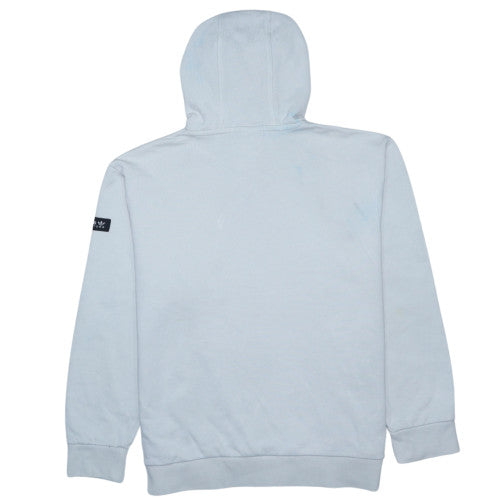 adidas Men White Pullover Hoodie M Adventure Graphic Outdoor